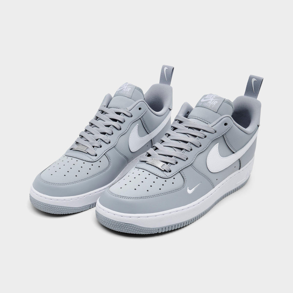 Men's Nike Air Force 1 '07 LV8 Casual Shoes - Wolf Grey/White/Wolf Grey - view 2