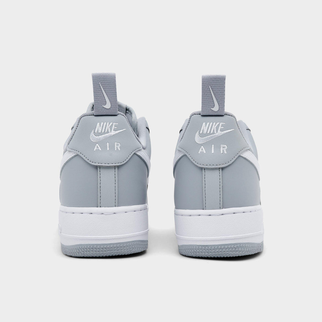 Men's Nike Air Force 1 '07 LV8 Casual Shoes - Wolf Grey/White/Wolf Grey - view 4