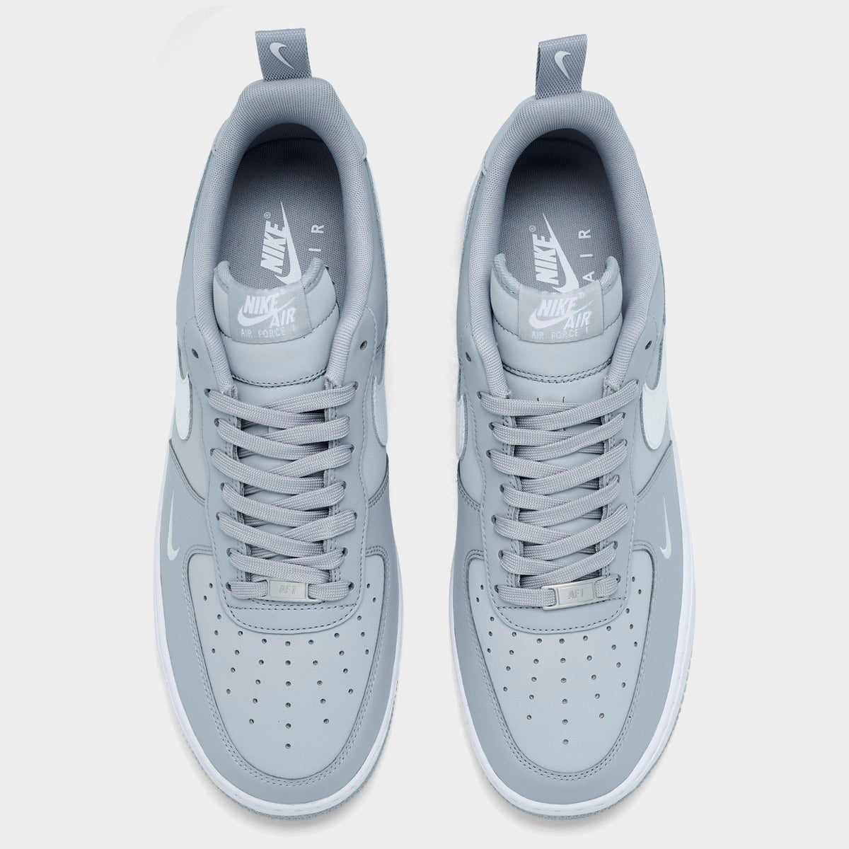 Men's Nike Air Force 1 '07 LV8 Casual Shoes - Wolf Grey/White/Wolf Grey - view 5