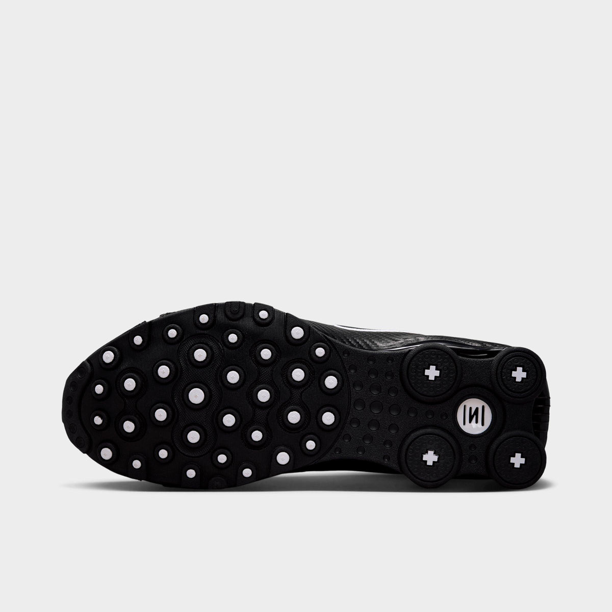 Men's Nike Shox NZ Casual Shoes - Black/White/Black - view 6