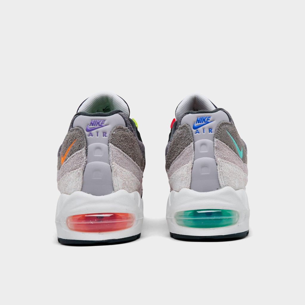 Men's Nike Air Max 95 Big Bubble PRM Casual Shoes - Hyper Turquoise/Volt/Solar Red - view 4