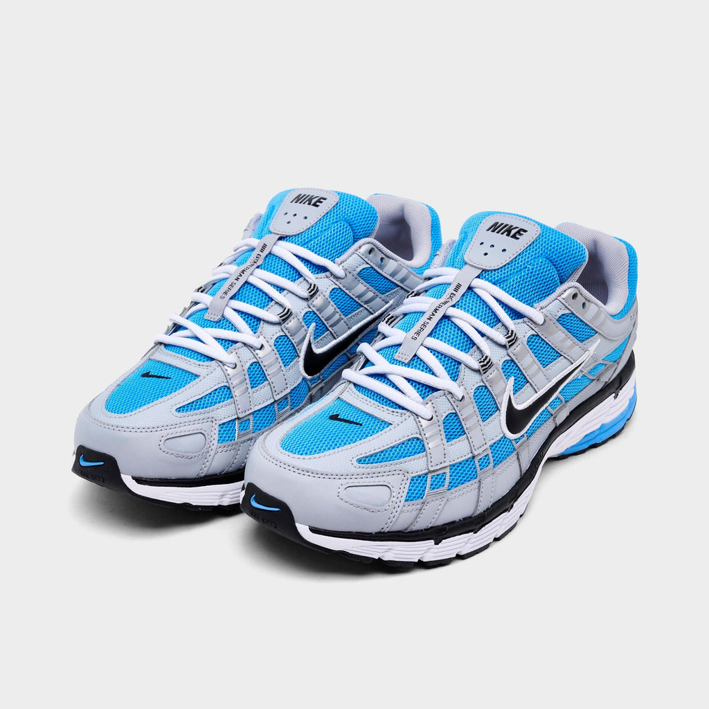 Men's Nike P-6000 Casual Shoes - Wolf Grey/University Blue/Black/White - view 2