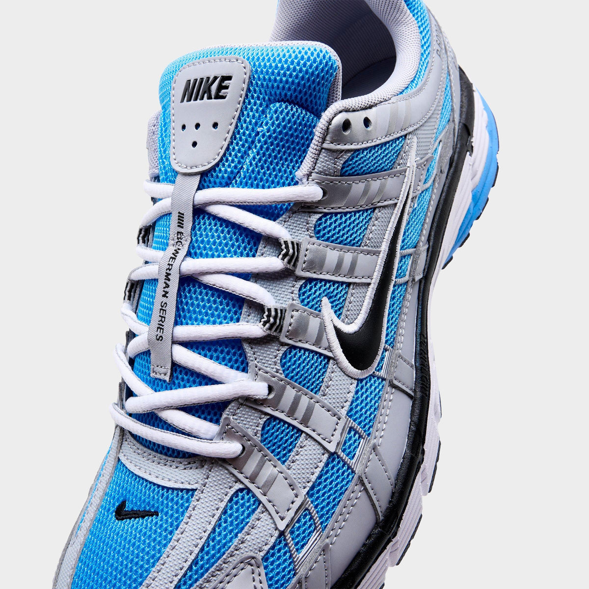 Men's Nike P-6000 Casual Shoes - Wolf Grey/University Blue/Black/White - view 3