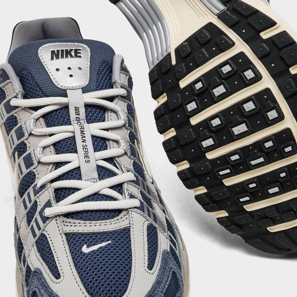 Men's Nike P-6000 Casual Shoes - Thunder Blue/Pale Ivory/Slate/Sail - view 3