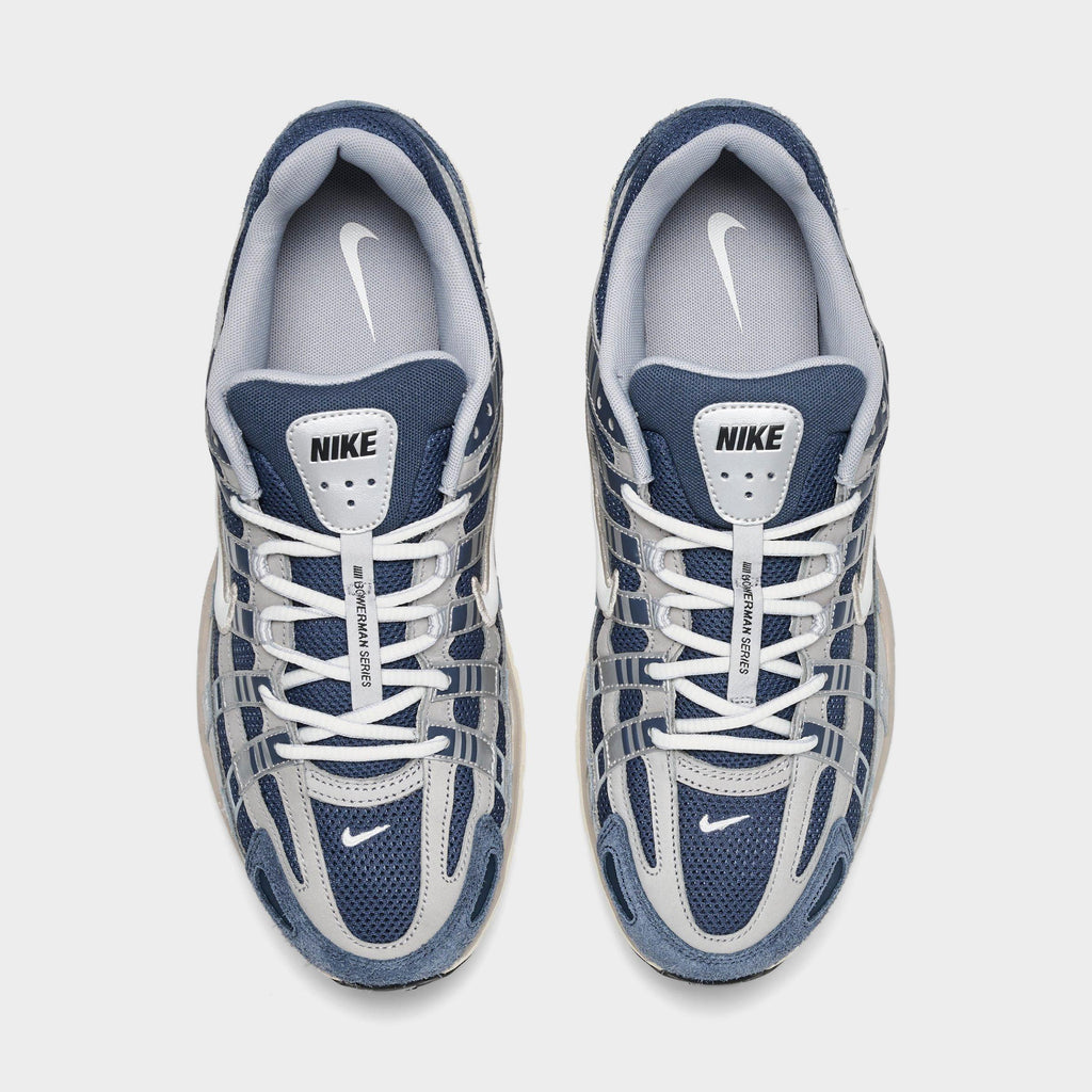 Men's Nike P-6000 Casual Shoes - Thunder Blue/Pale Ivory/Slate/Sail - view 5