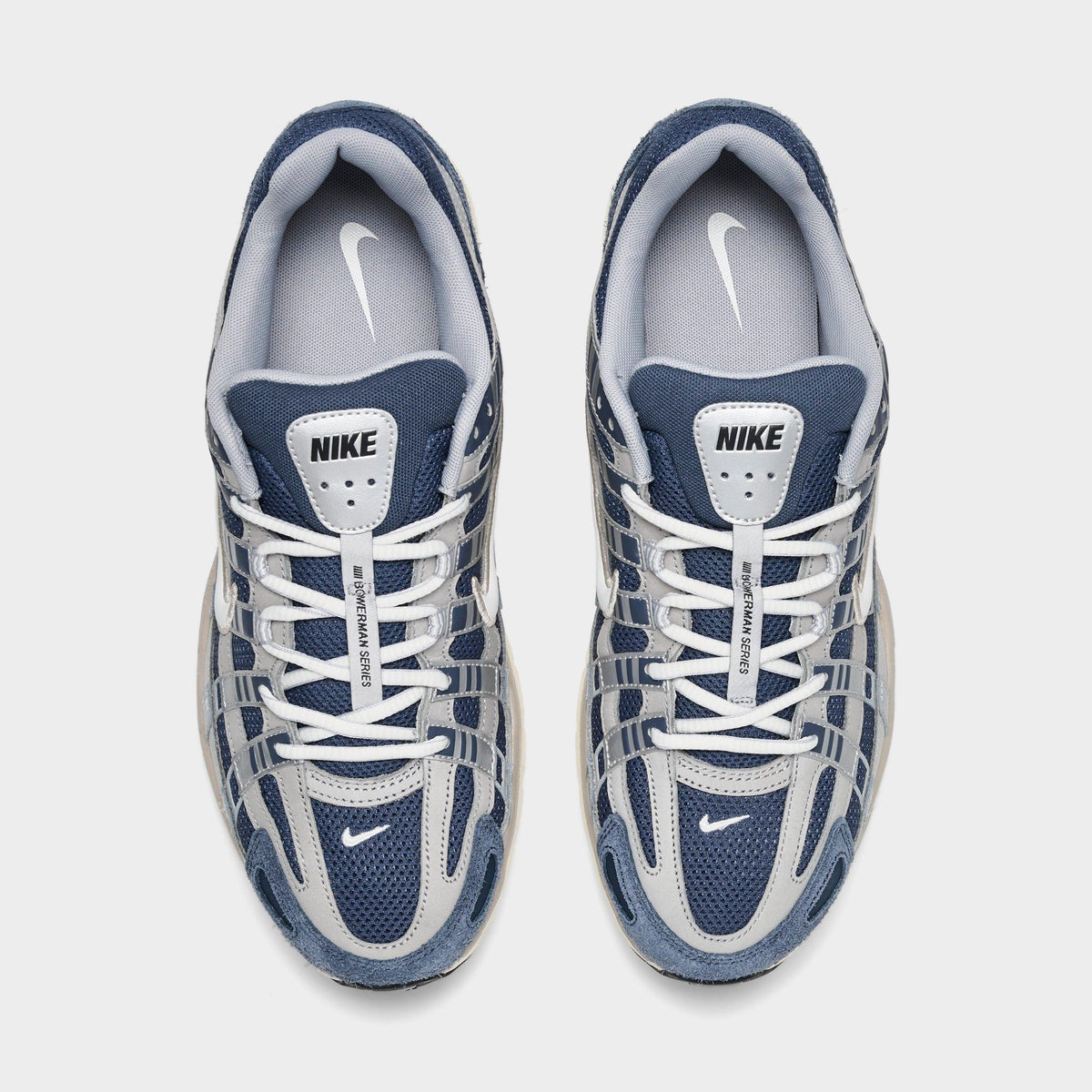 Men's Nike P-6000 Casual Shoes - Thunder Blue/Pale Ivory/Slate/Sail - view 5