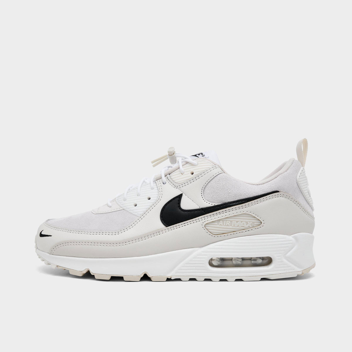 Men's Nike Air Max 90 Casual Shoes - White/Light Orewood Brown/Phantom/Black