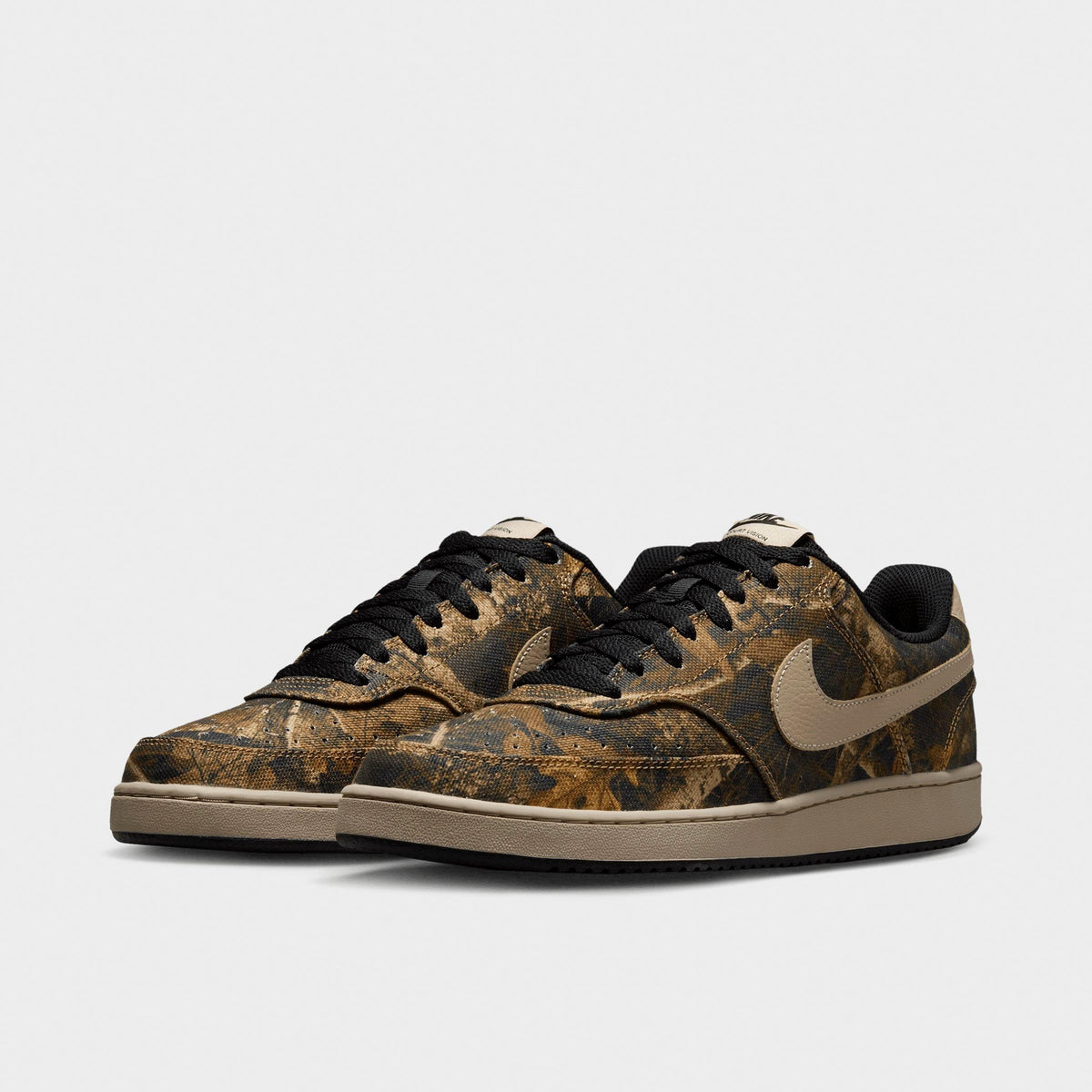 Men's Nike Court Vision Low SE Camo Casual Shoes - Multi-Color/Rattan/Black/Rattan - view 2