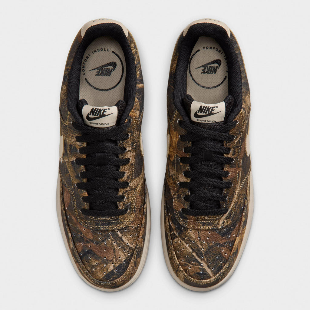 Men's Nike Court Vision Low SE Camo Casual Shoes - Multi-Color/Rattan/Black/Rattan - view 5
