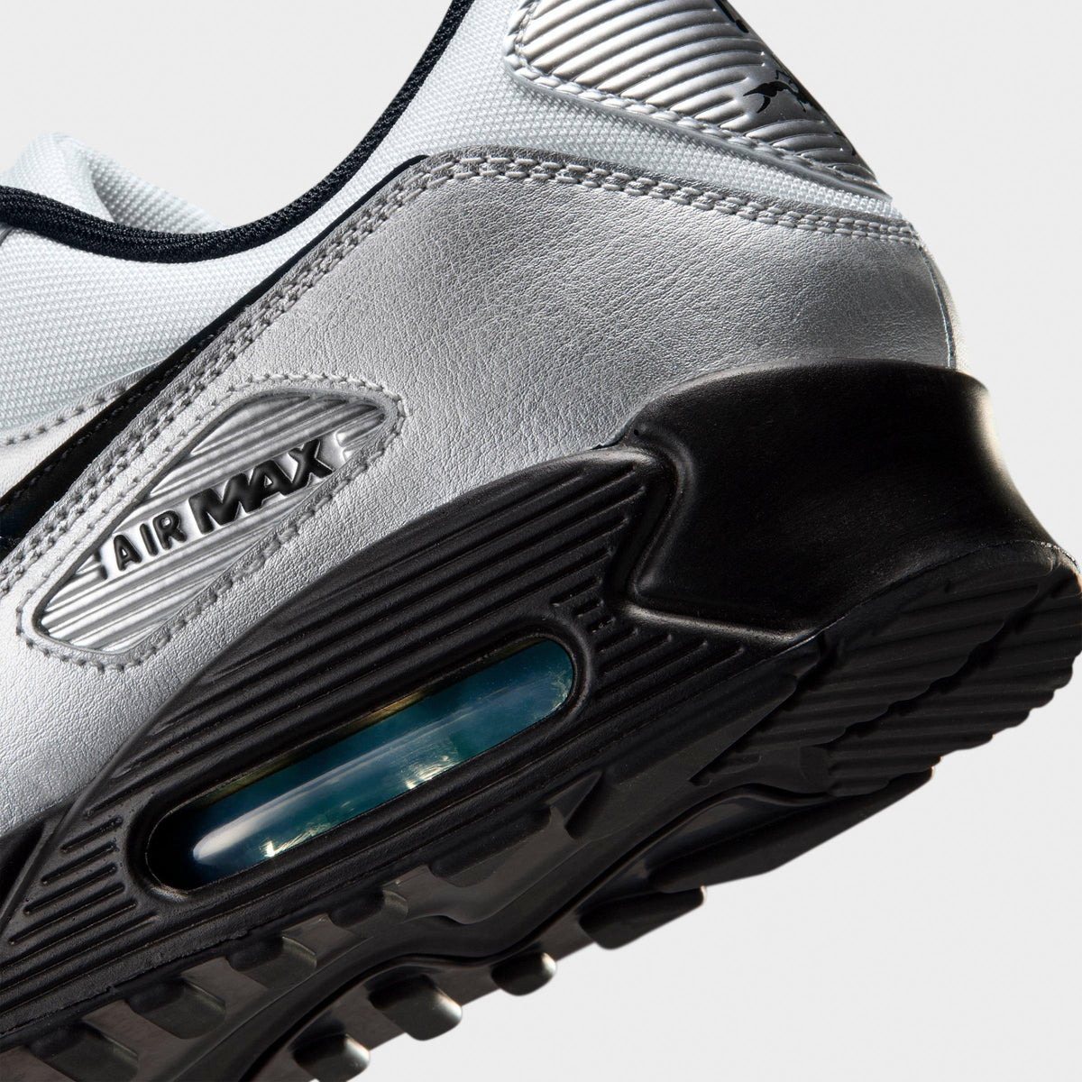 Men's Nike Air Max 90 Scorpion Casual Shoes - Chrome/Gamma Blue/Black - view 3