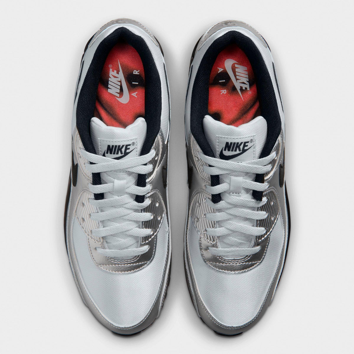Men's Nike Air Max 90 Scorpion Casual Shoes - Chrome/Gamma Blue/Black - view 5