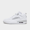 Men's Jordan Spizike Low Casual Shoes - White/Grey Fog/Fire Red/Black