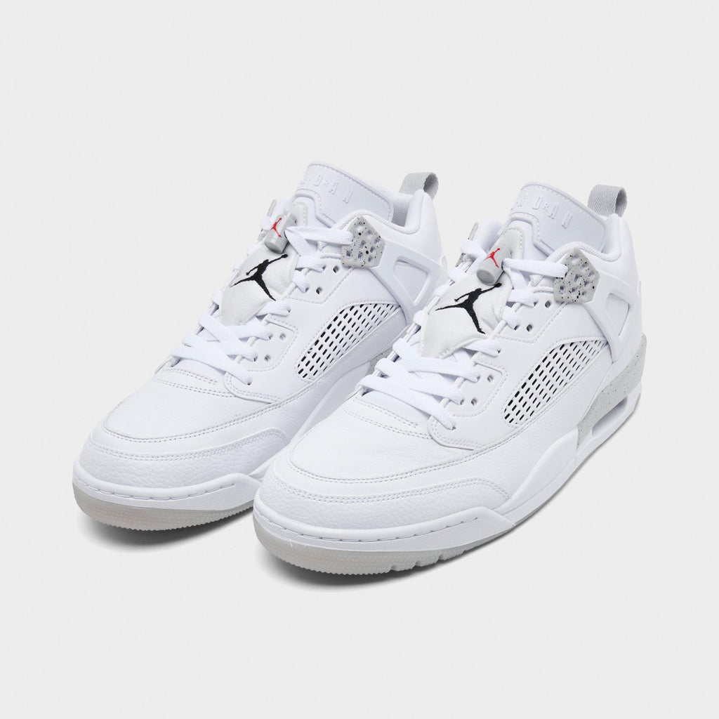 Men's Jordan Spizike Low Casual Shoes - White/Grey Fog/Fire Red/Black - view 2