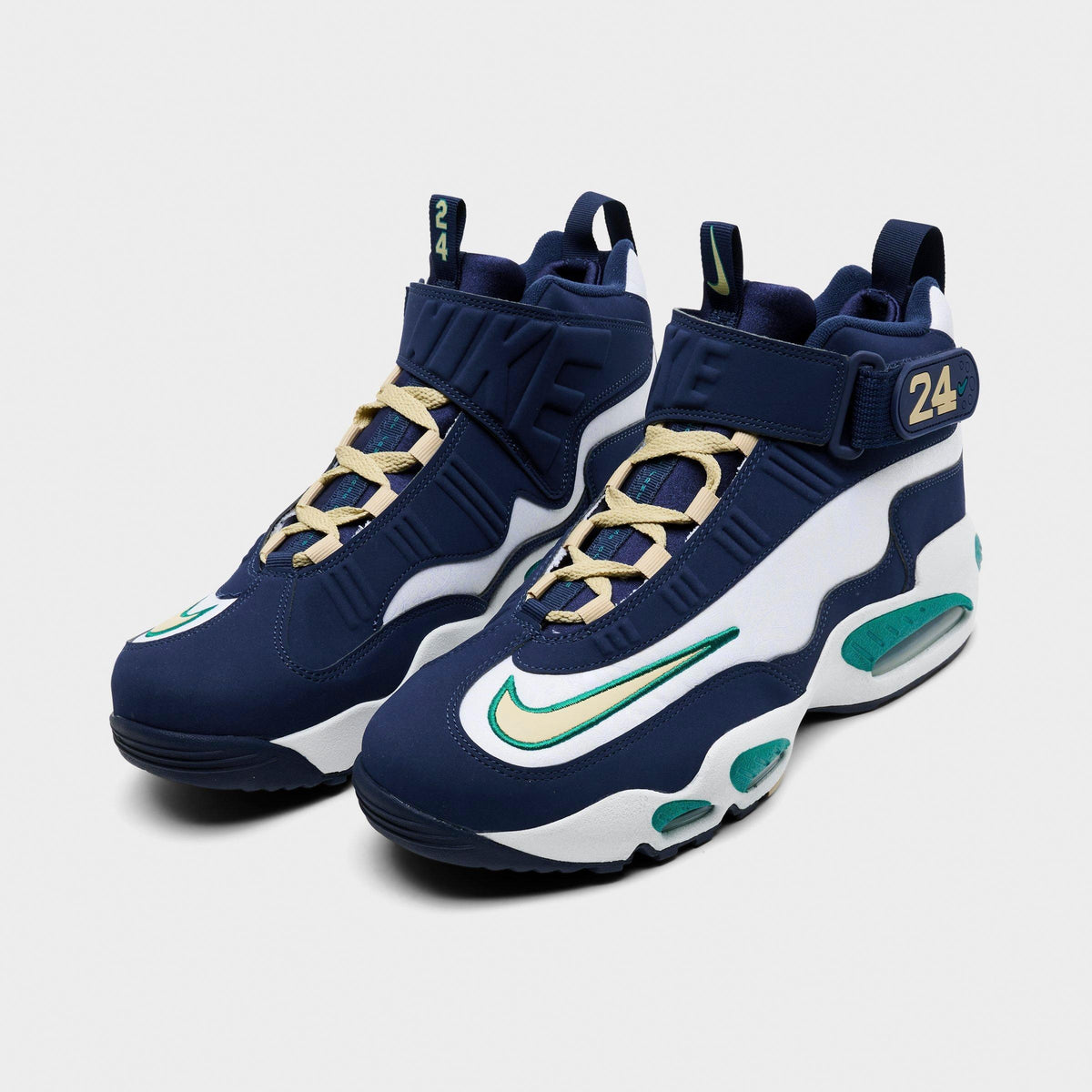 Men's Nike Air Griffey Max 1 Casual Shoes - Midnight Navy/Fresh Water/Summit White/Team Gold - view 2