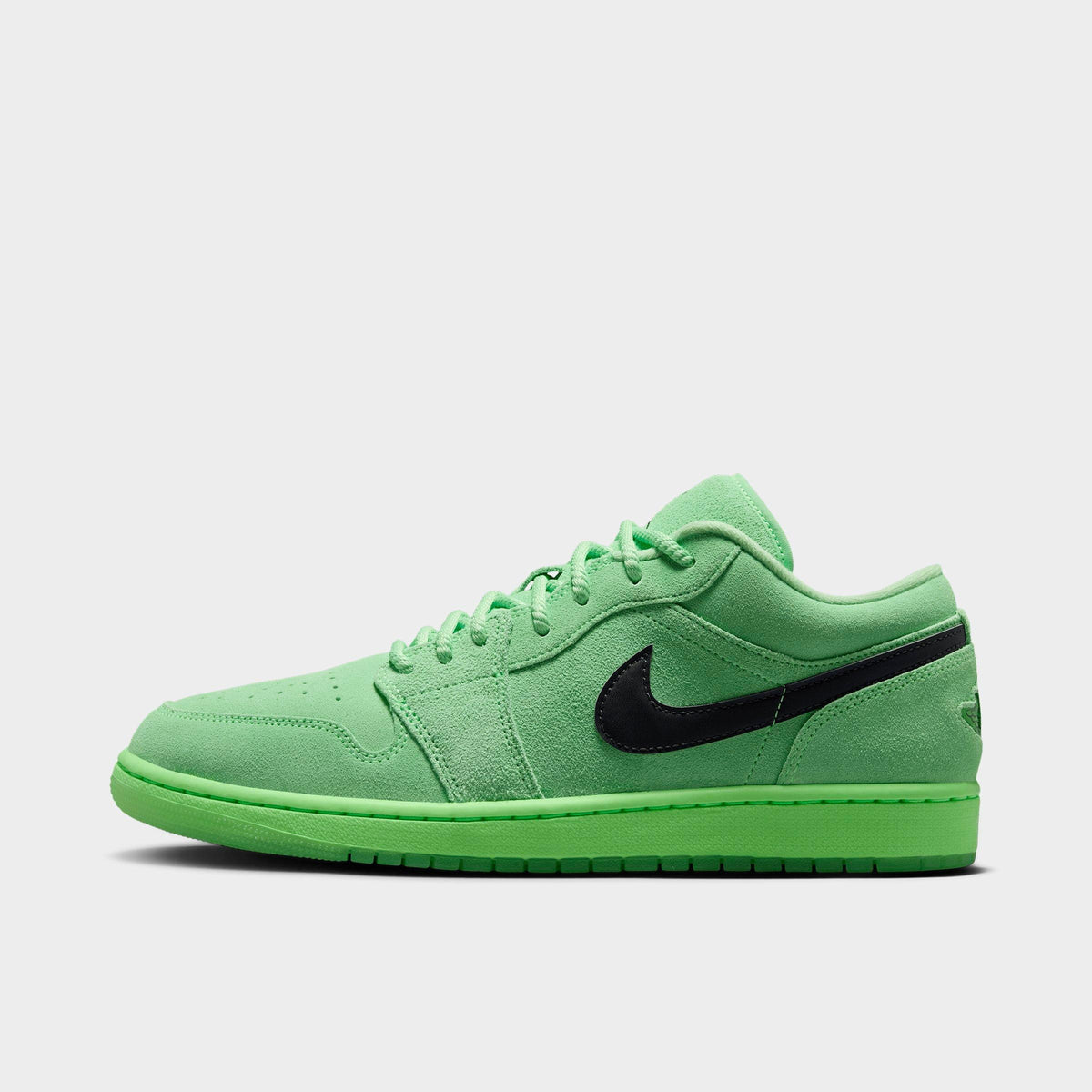 Men's Air Jordan Retro 1 Low SE Casual Shoes - Lime Blast/Lime Blast/Anthracite