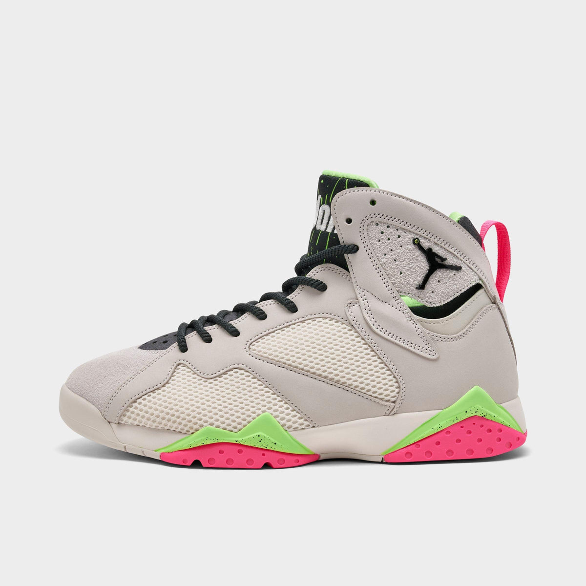 Men's Air Jordan Retro 7 Basketball Shoes - Phantom/Lime Blast/Pink Blast/Anthracite