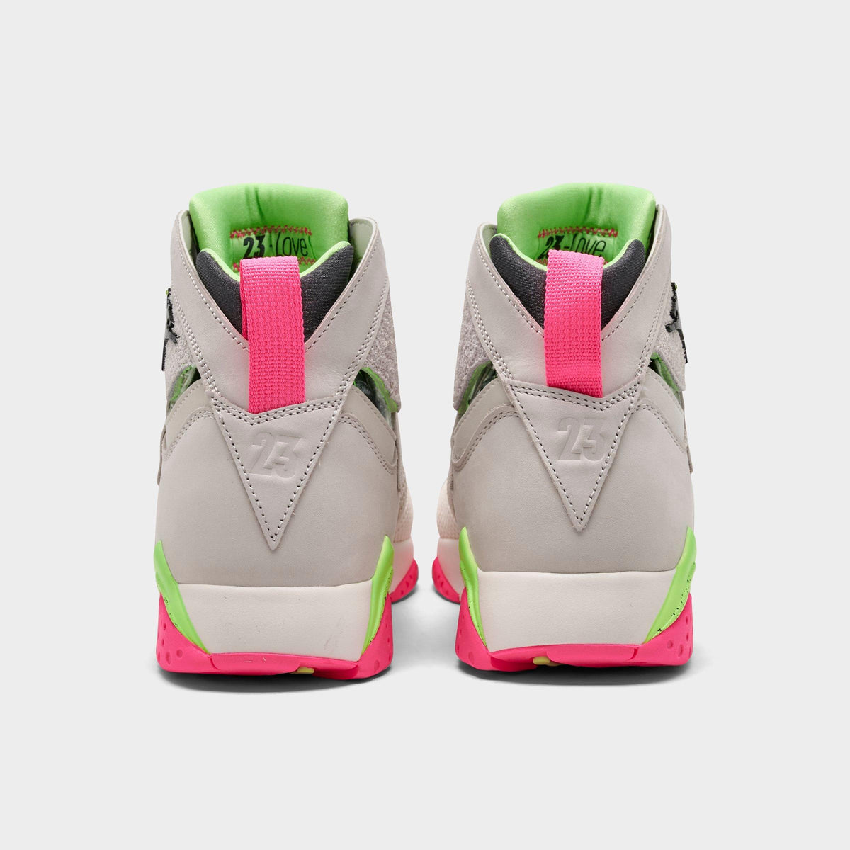 Men's Air Jordan Retro 7 Basketball Shoes - Phantom/Lime Blast/Pink Blast/Anthracite - view 4