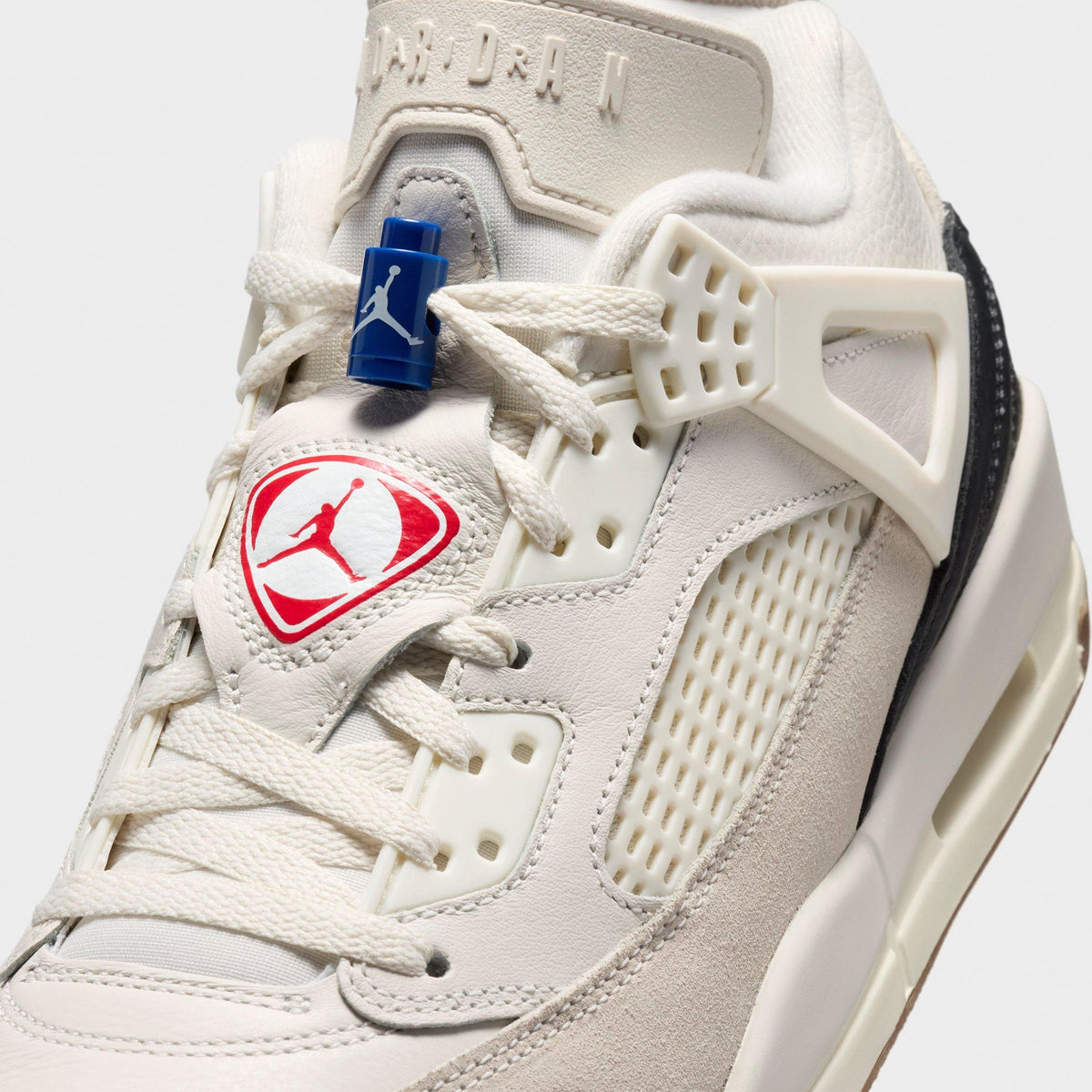 Men's Jordan Spizike Low Casual Shoes - Phantom/Sail/Old Royal/University Red - view 3