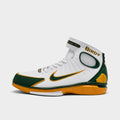 Men's Nike Air Zoom Huarache 2K4 PE Sue Bird Basketball Shoes - White/Deep Forest/Canyon Gold