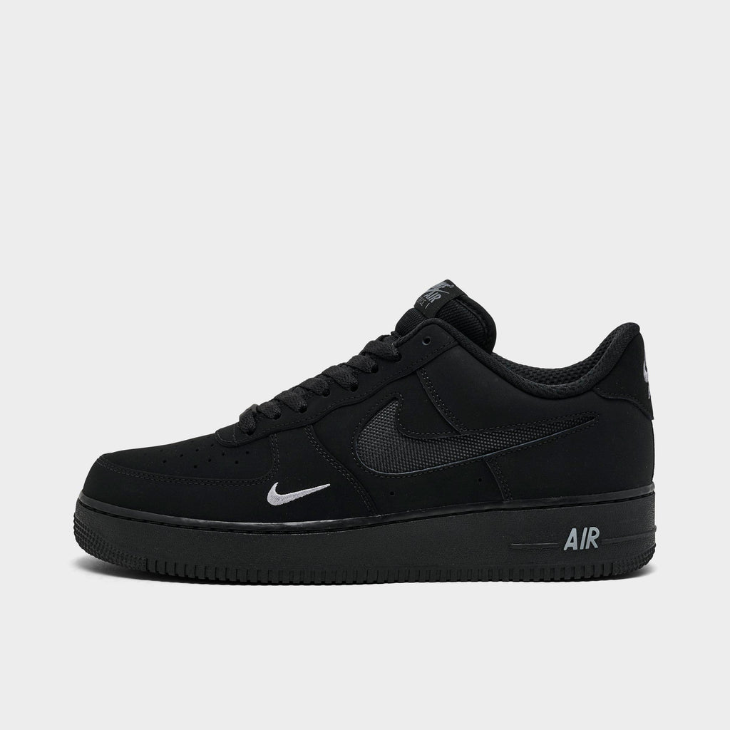 Men's Nike Air Force 1 '07 LV8 Casual Shoes - Black/Cool Grey/Cool Grey