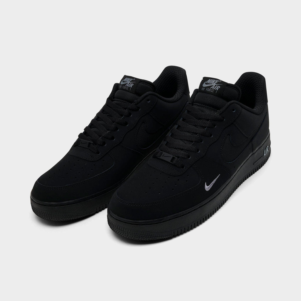 Men's Nike Air Force 1 '07 LV8 Casual Shoes - Black/Cool Grey/Cool Grey - view 2
