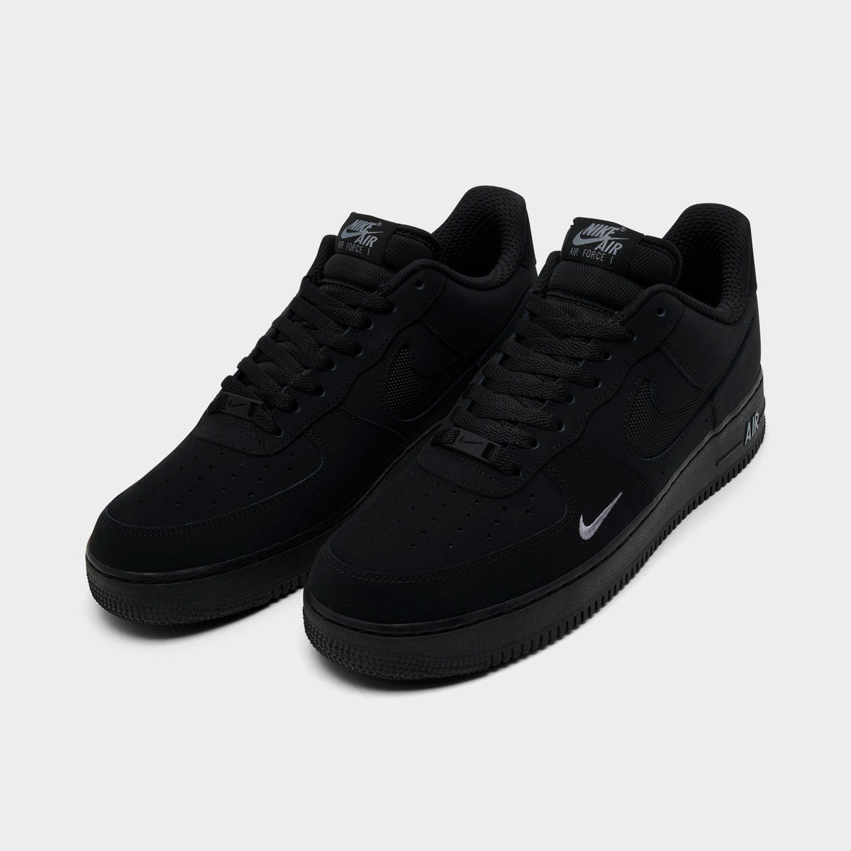 Men's Nike Air Force 1 '07 LV8 Casual Shoes - Black/Cool Grey/Cool Grey - view 2
