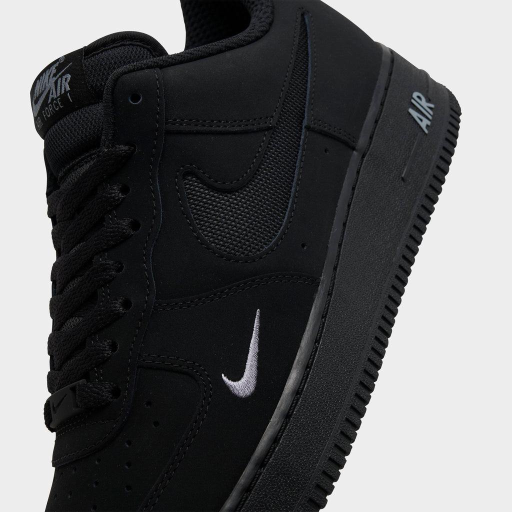Men's Nike Air Force 1 '07 LV8 Casual Shoes - Black/Cool Grey/Cool Grey - view 3