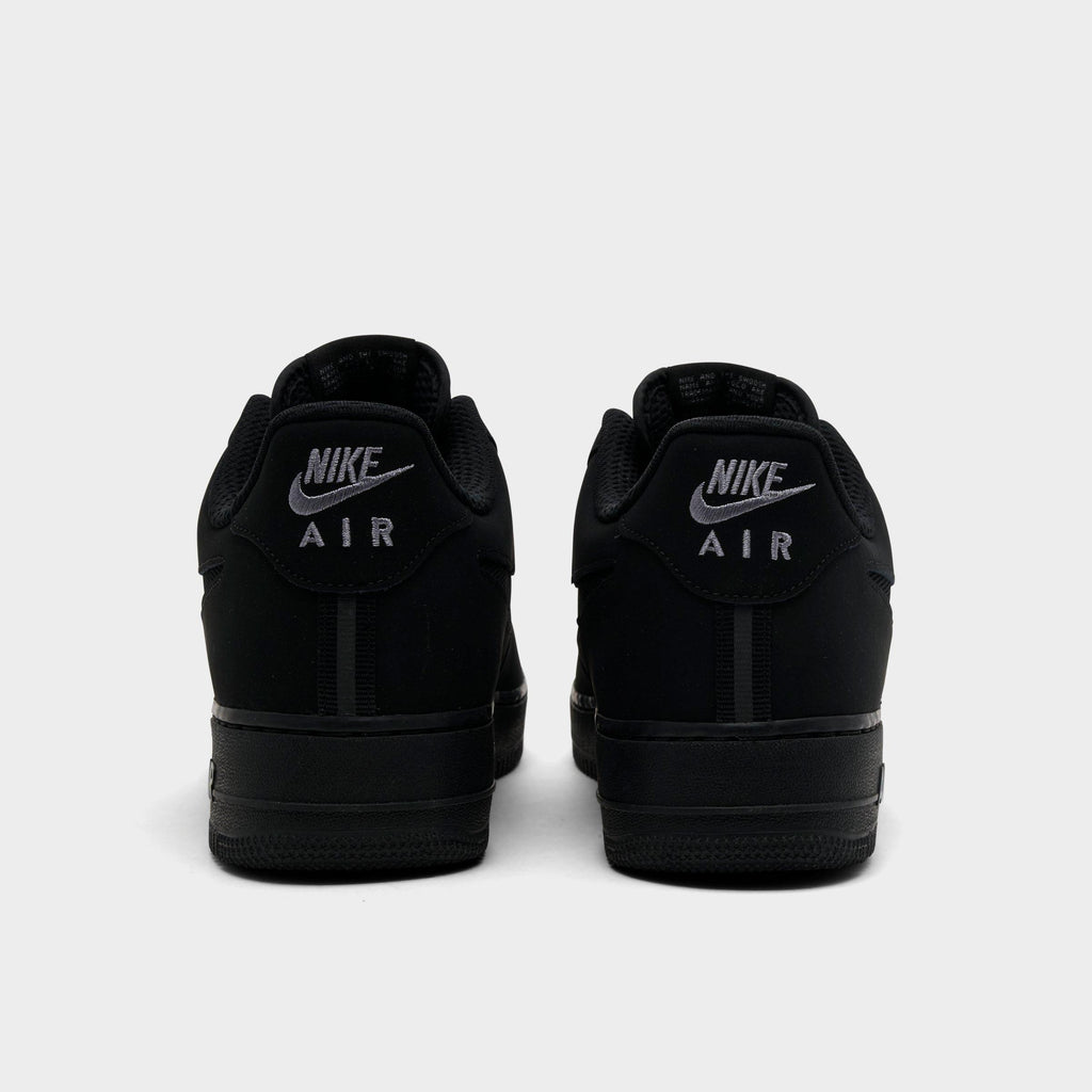 Men's Nike Air Force 1 '07 LV8 Casual Shoes - Black/Cool Grey/Cool Grey - view 4