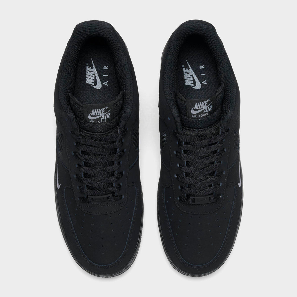 Men's Nike Air Force 1 '07 LV8 Casual Shoes - Black/Cool Grey/Cool Grey - view 5