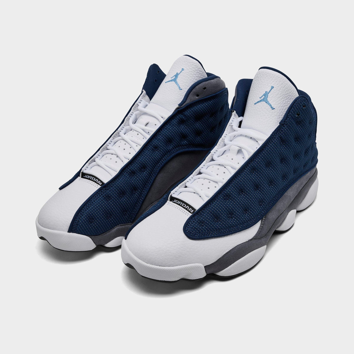 Men's Air Jordan Retro 13 Basketball Shoes - Navy/University Blue/Flint Grey/White - view 2