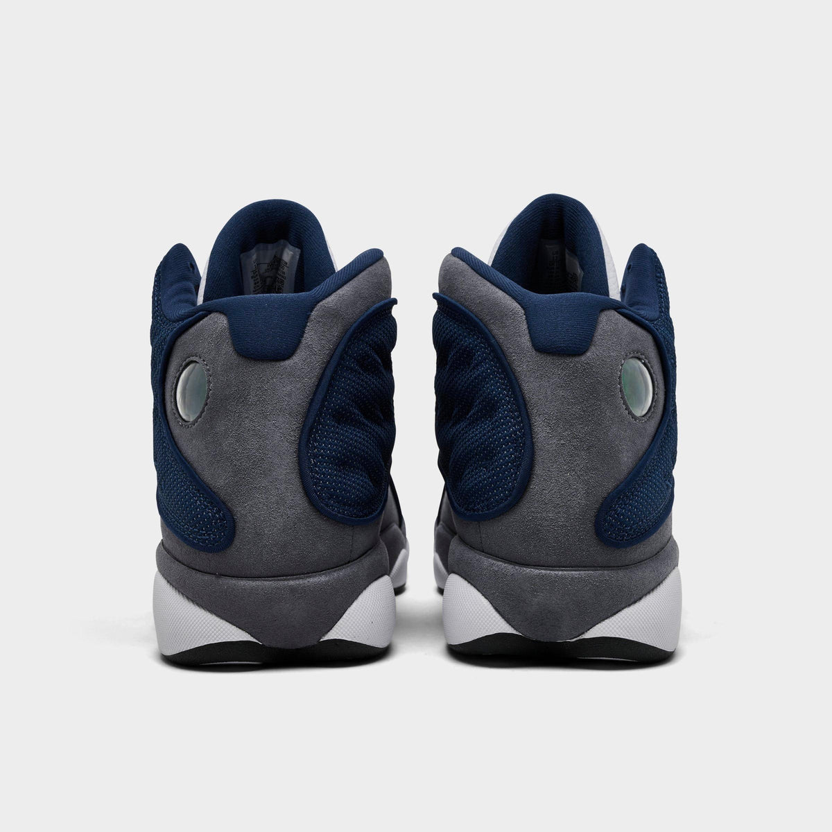 Men's Air Jordan Retro 13 Basketball Shoes - Navy/University Blue/Flint Grey/White - view 4