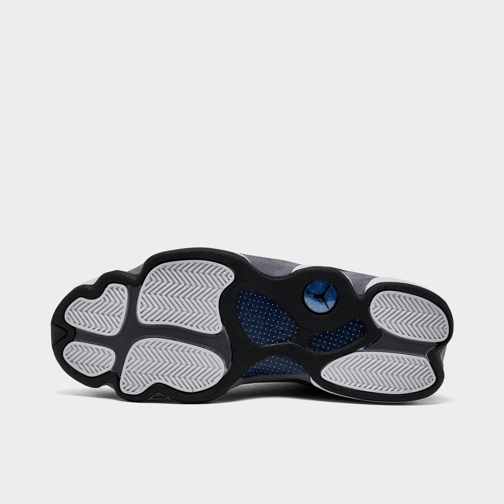 Men's Air Jordan Retro 13 Basketball Shoes - Navy/University Blue/Flint Grey/White - view 6