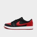Men's Air Jordan Retro 1 Low OG Casual Shoes - Black/Varsity Red/Summit White