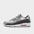 Men's Nike Air Max 90 Premium Casual Shoes - Summit White/College Grey/Anthracite/Particle Grey