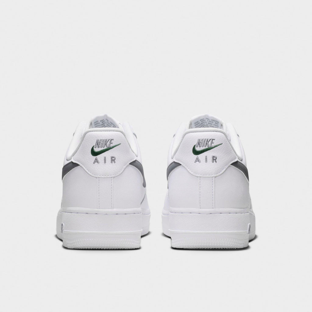 Men's Nike Air Force 1 '07 Casual Shoes - White/Fir/Cool Grey - view 4