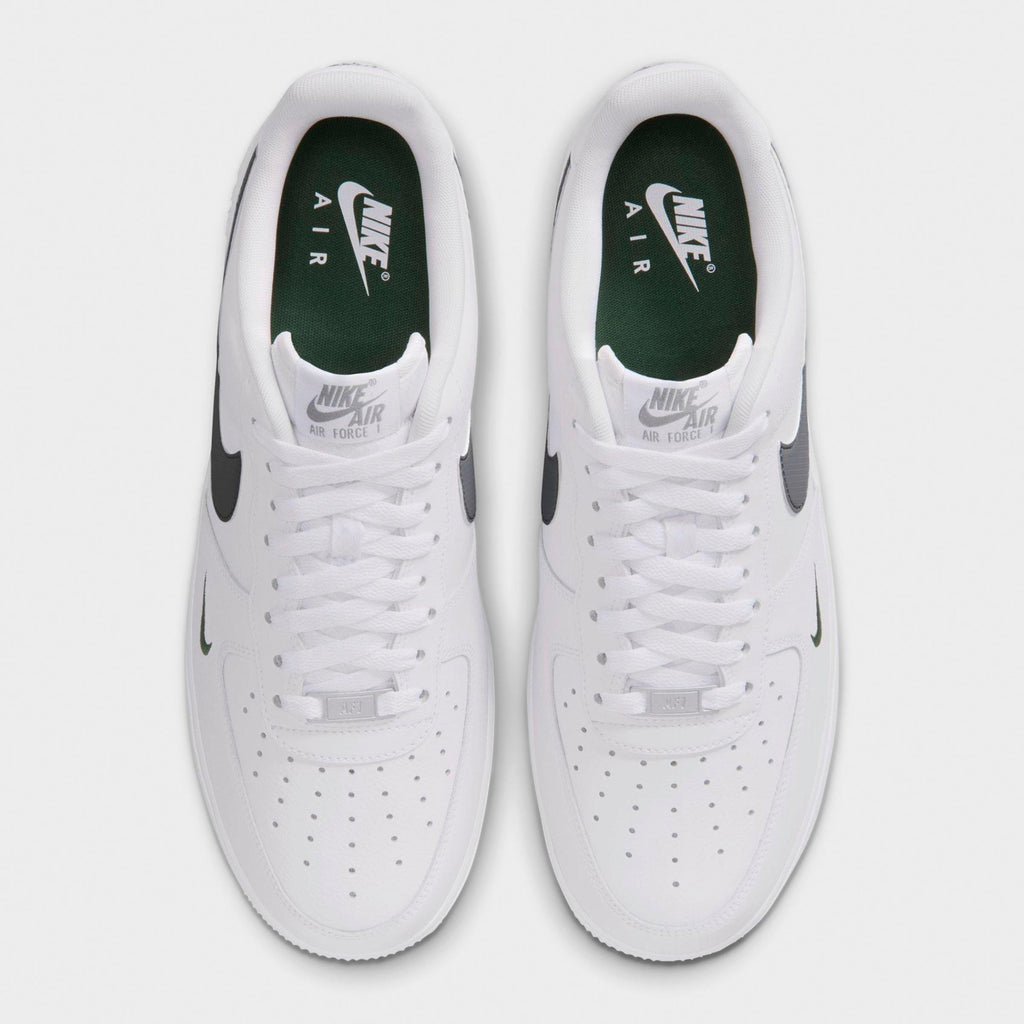 Men's Nike Air Force 1 '07 Casual Shoes - White/Fir/Cool Grey - view 5