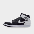 Men's Air Jordan Retro 1 Mid SE Casual Shoes - Black/Black/White