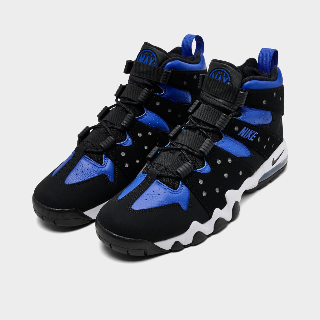 Men's Nike Air Max 2 CB '94 Basketball Shoes - Black/Varsity Royal/White - view 2