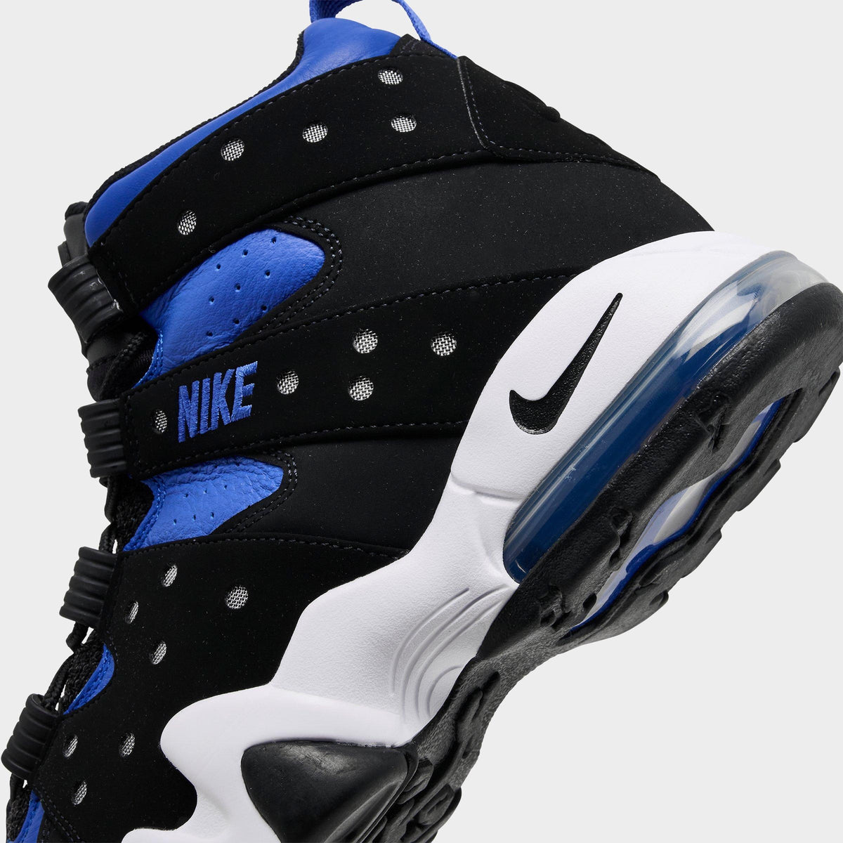 Men's Nike Air Max 2 CB '94 Basketball Shoes - Black/Varsity Royal/White - view 3
