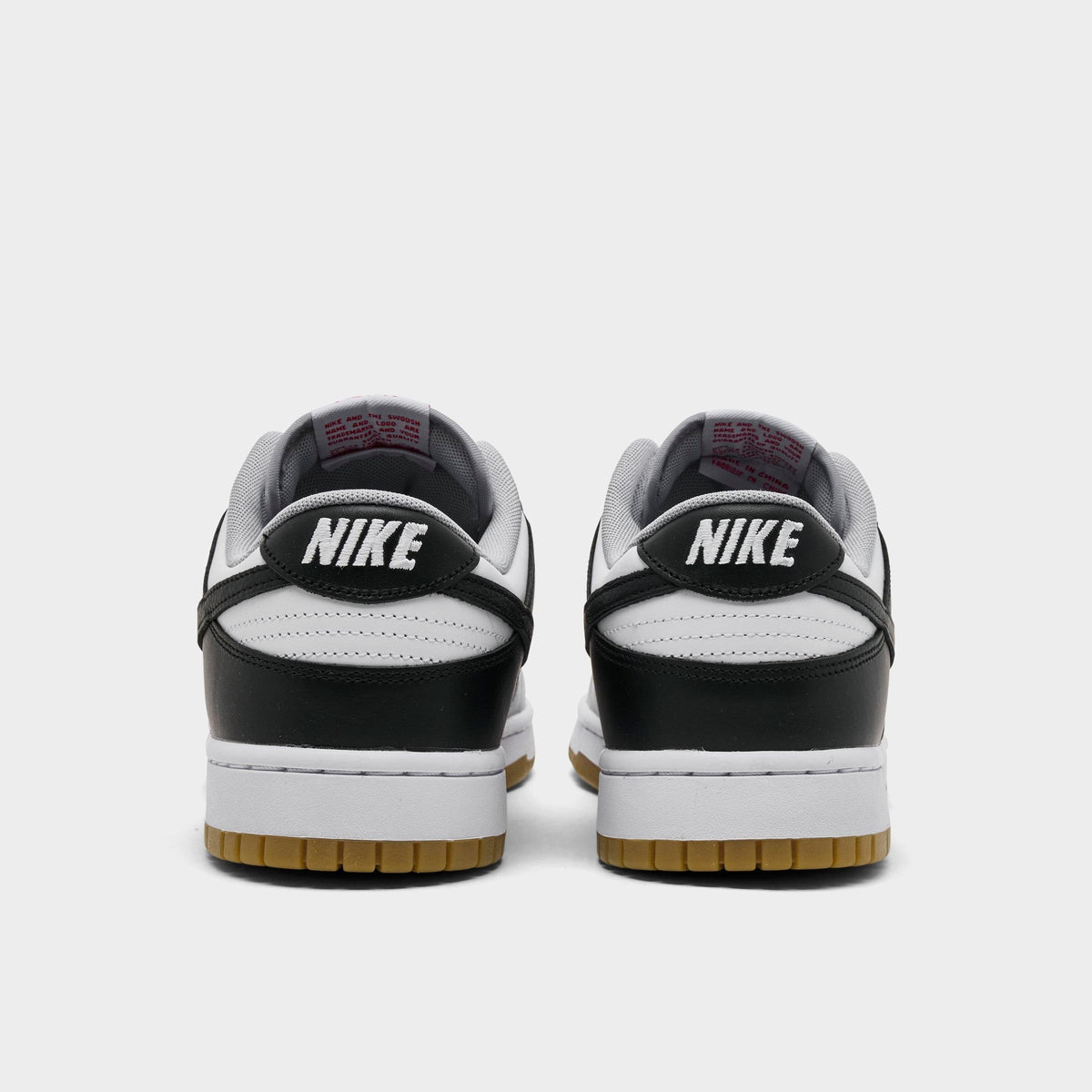 Men's Nike Dunk Low Retro Casual Shoes - Wolf Grey/Black/White - view 4