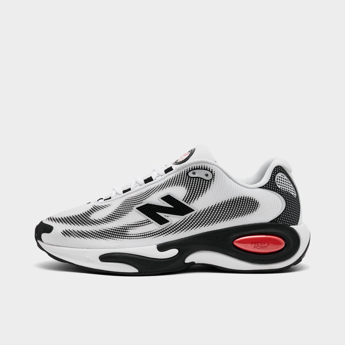 Men's New Balance AC Runner Running Shoes - White/Black/Neo Flame