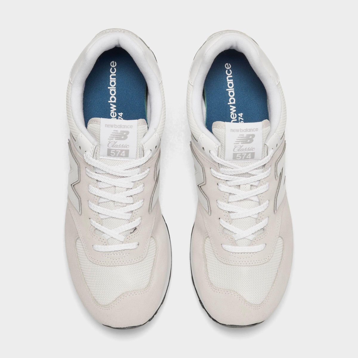 Men's New Balance 574 Core Casual Shoes - Nimbus Cloud/White - view 5