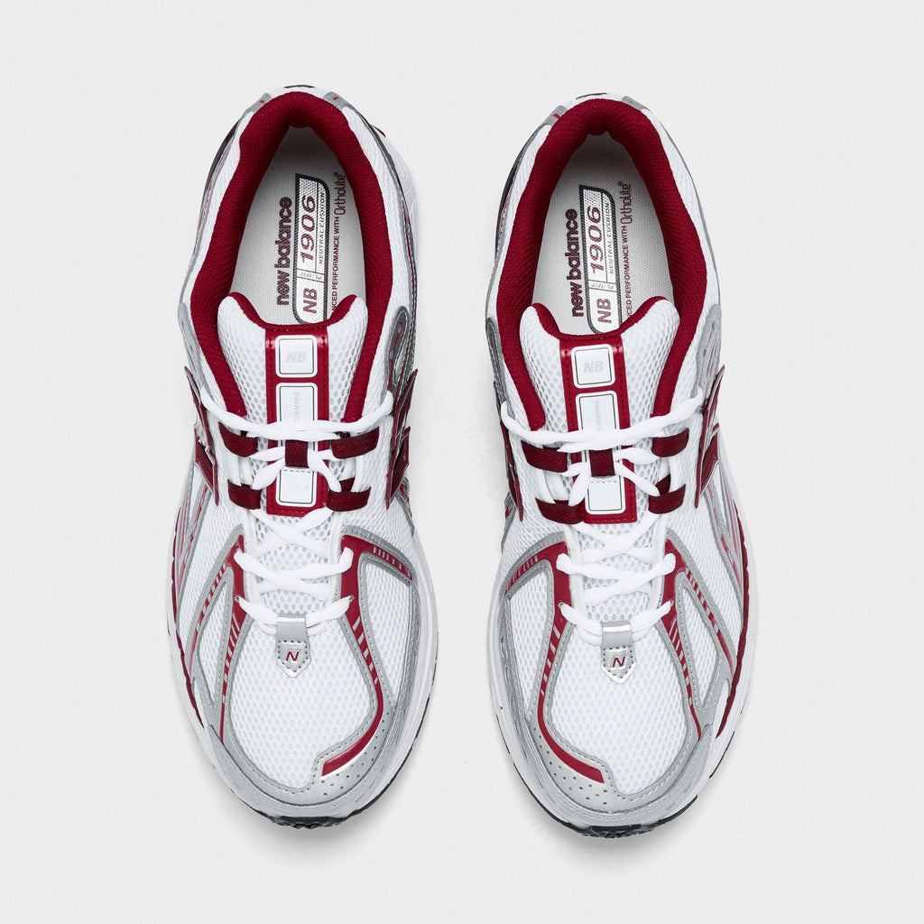 Men's New Balance 1906R Casual Shoes - White/Podium Red - view 5