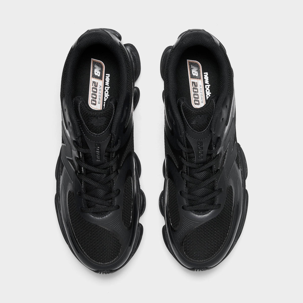 Men's New Balance ABZORB 2000 Casual Shoes - Black/Black - view 5