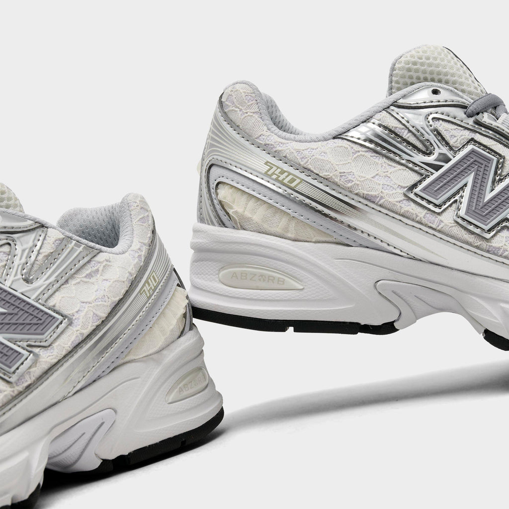 Women's New Balance 740 Lace Casual Shoes - Lace/Silver Metallic/Linen - view 3