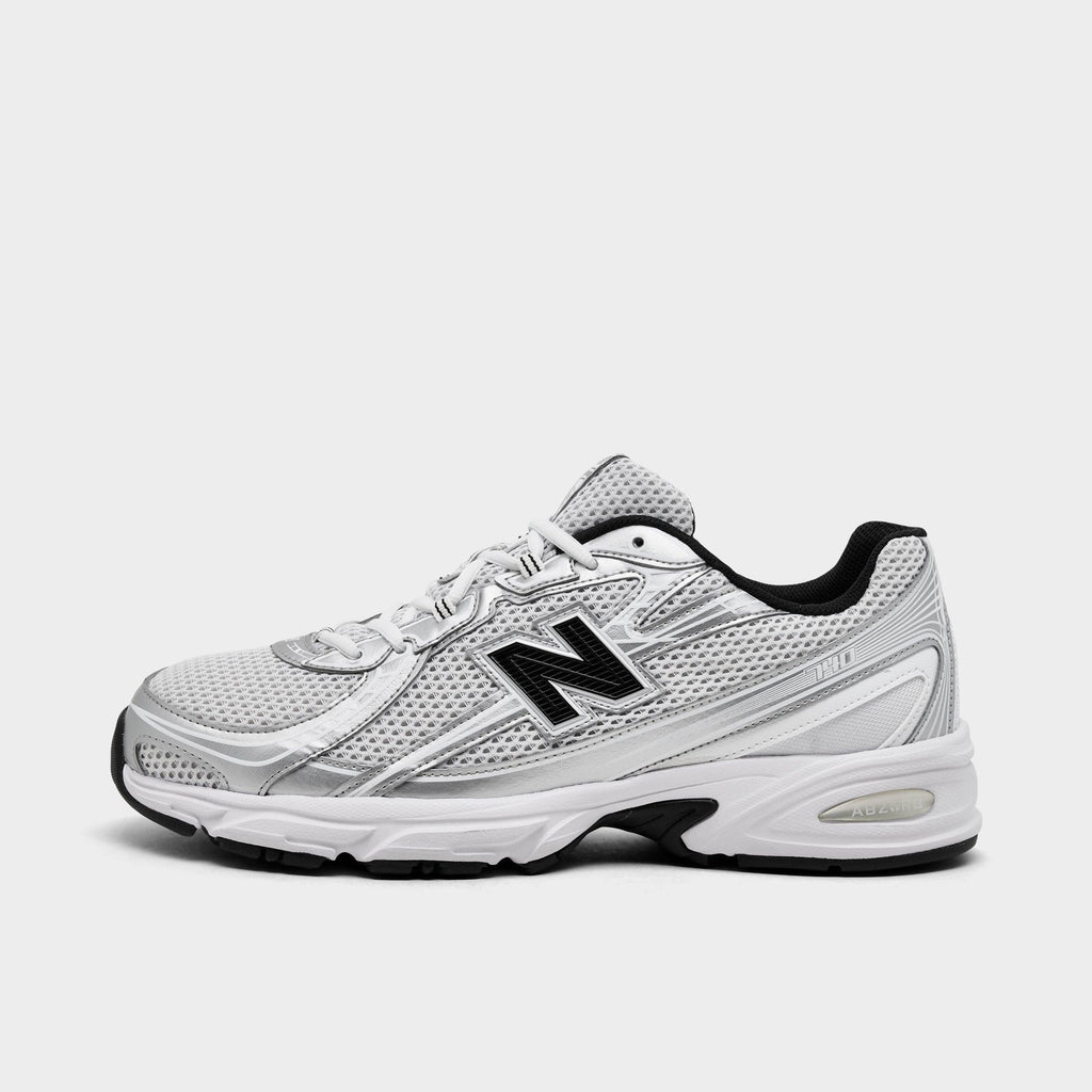 Men's New Balance 740 Casual Shoes - White/Silver Metallic