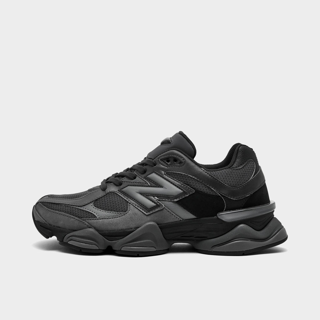 Men's New Balance 9060 Casual Shoes - Black/Harbor Grey