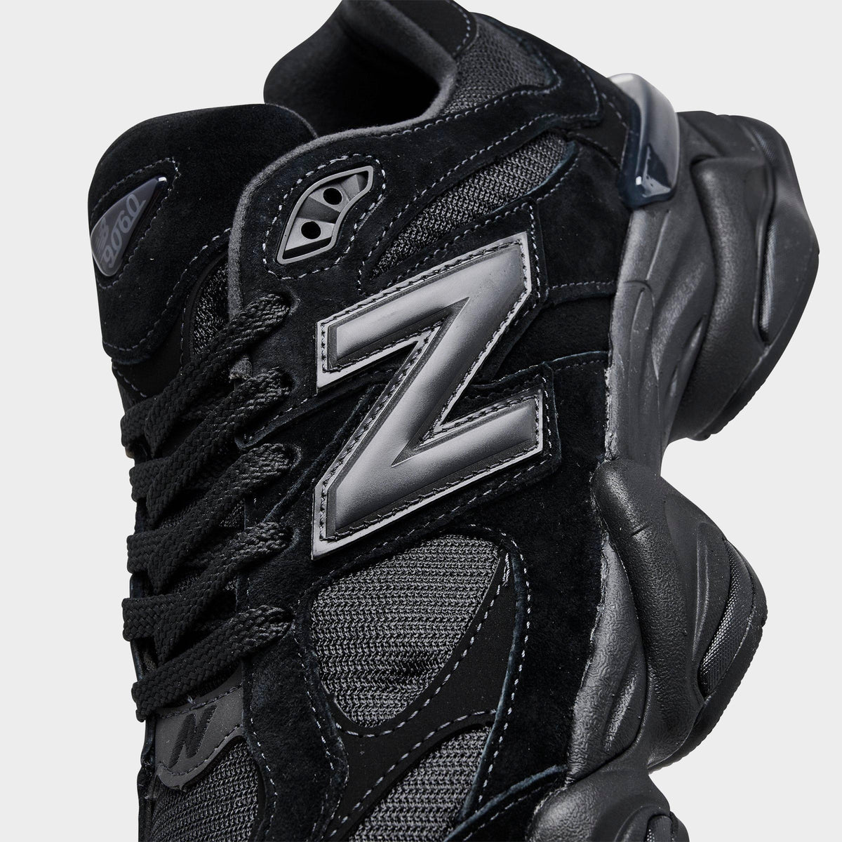 Men's New Balance 9060 Casual Shoes - Black/Black/Black - view 3