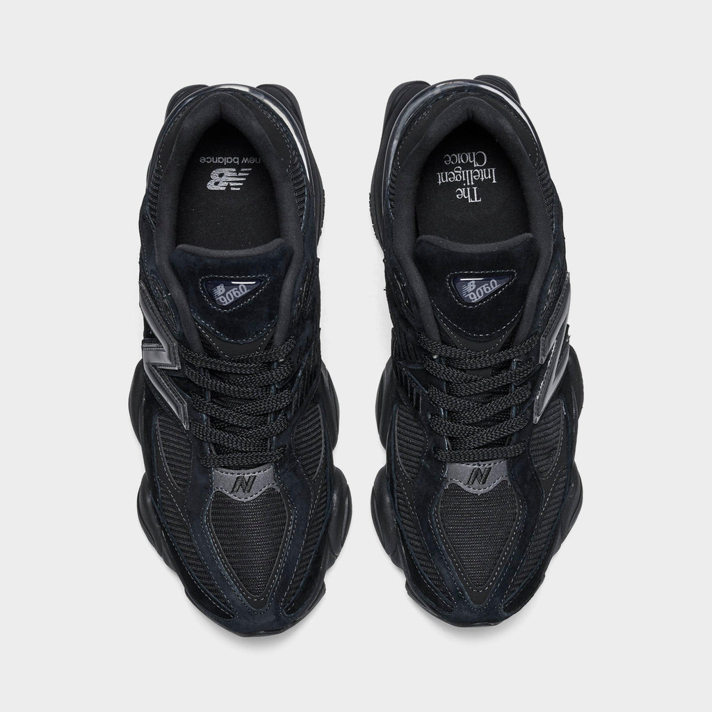 Men's New Balance 9060 Casual Shoes - Black/Black/Black - view 5