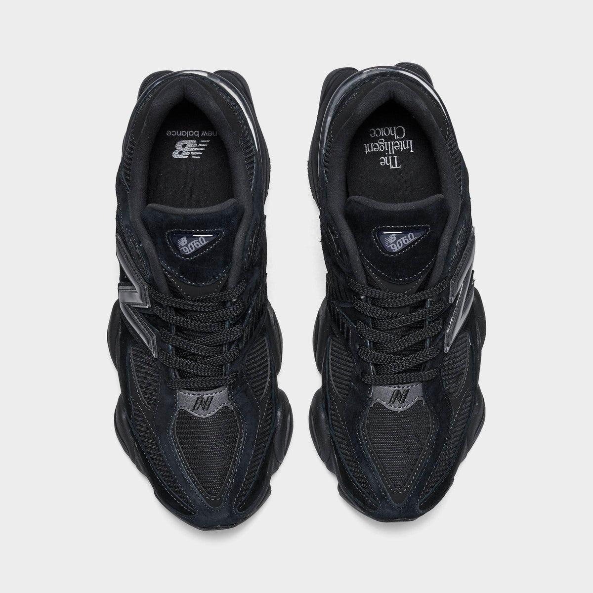 Men's New Balance 9060 Casual Shoes - Black/Black/Black - view 5